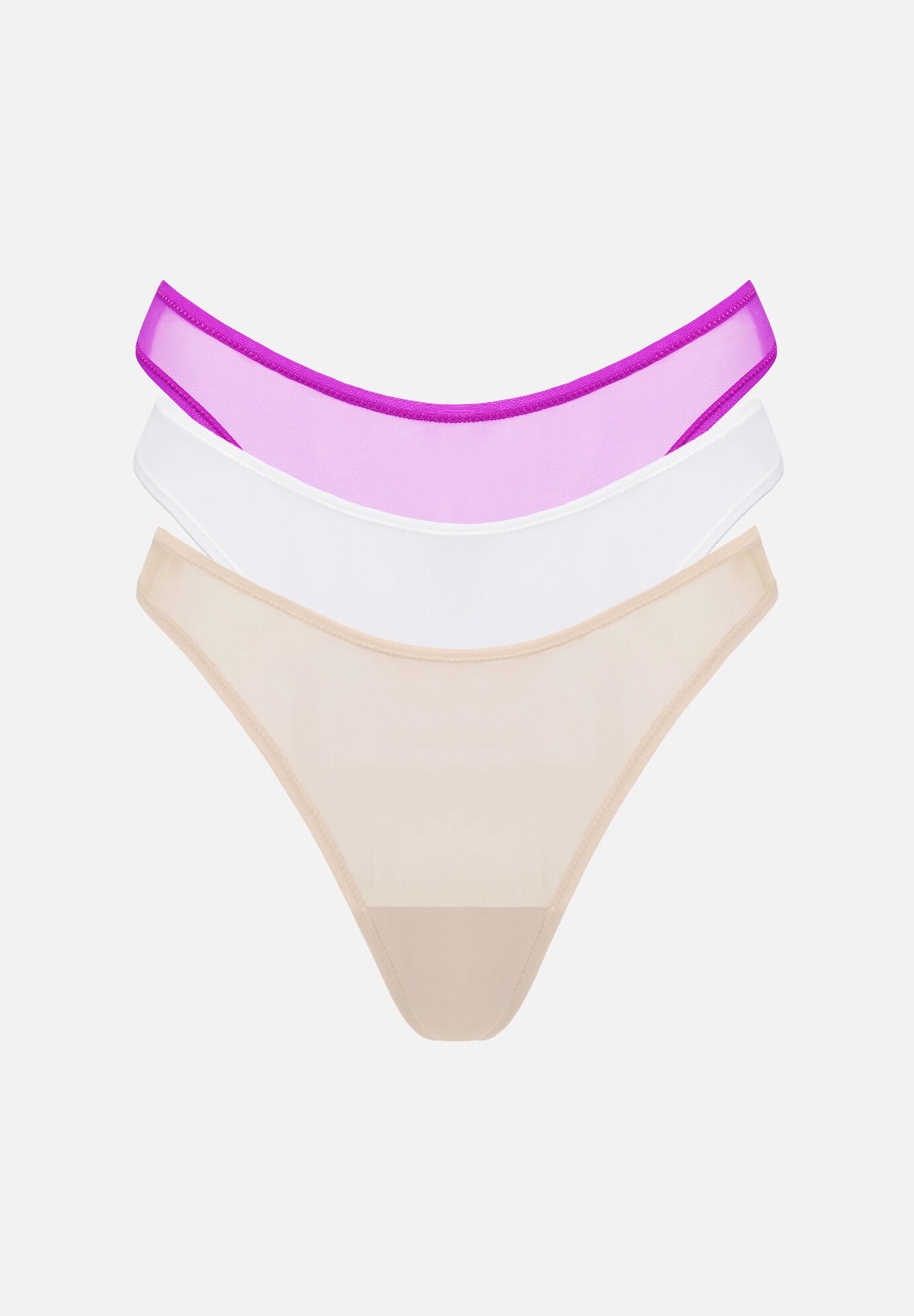 The Thong Pack of 3 - Mesh, Mirage, , hi-res image number 0