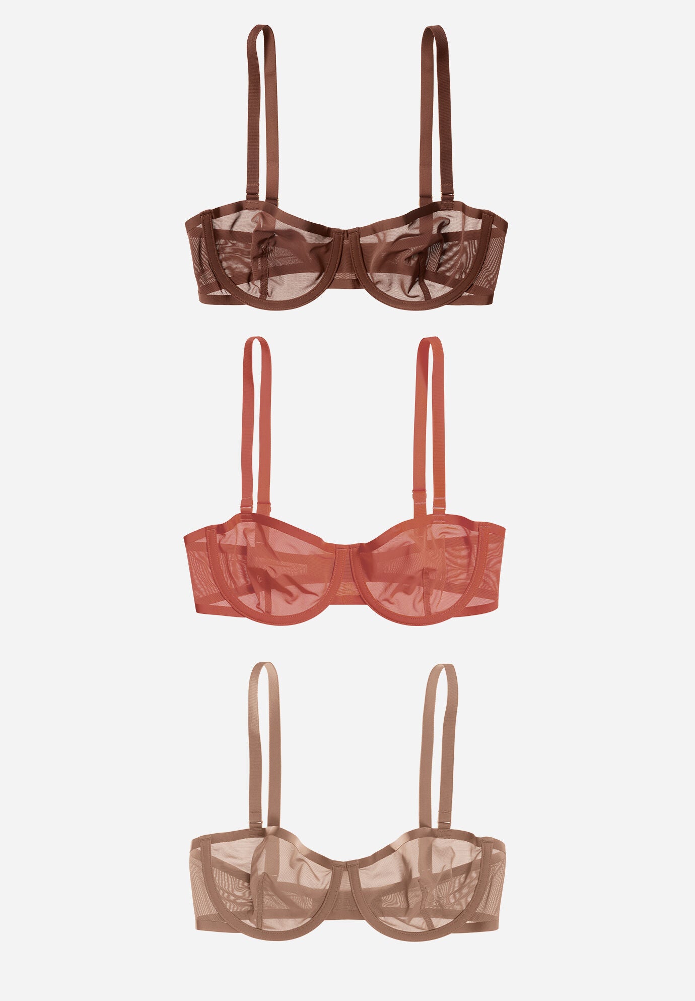 The Balconette 3 Pack- Autumn Edit, , hi-res image number 0