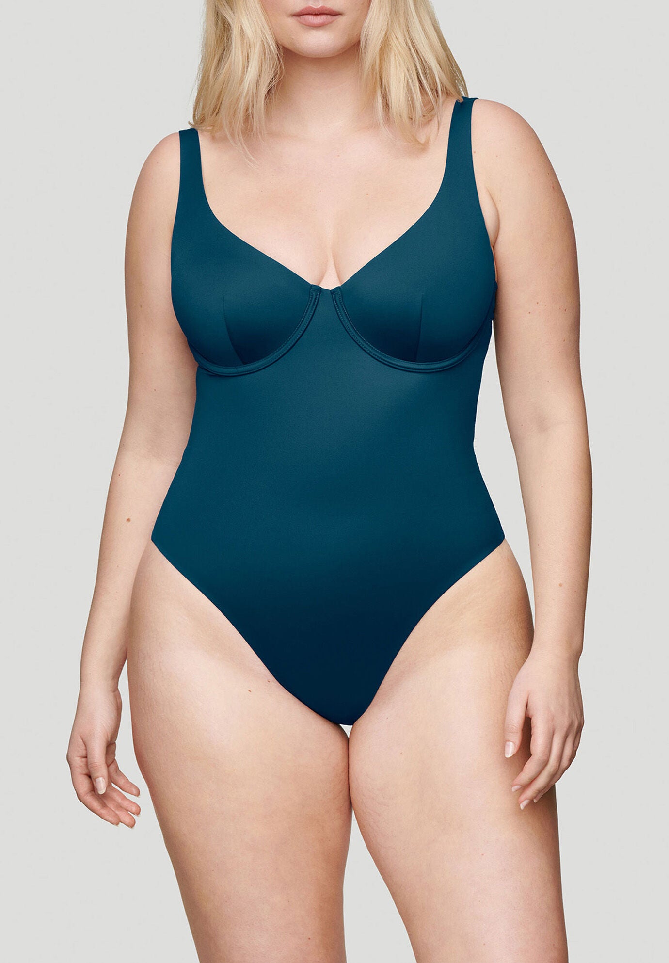 SCOOP ONE PIECE WITH TRIM ALWAYS CHANGE YOUR SPOTS