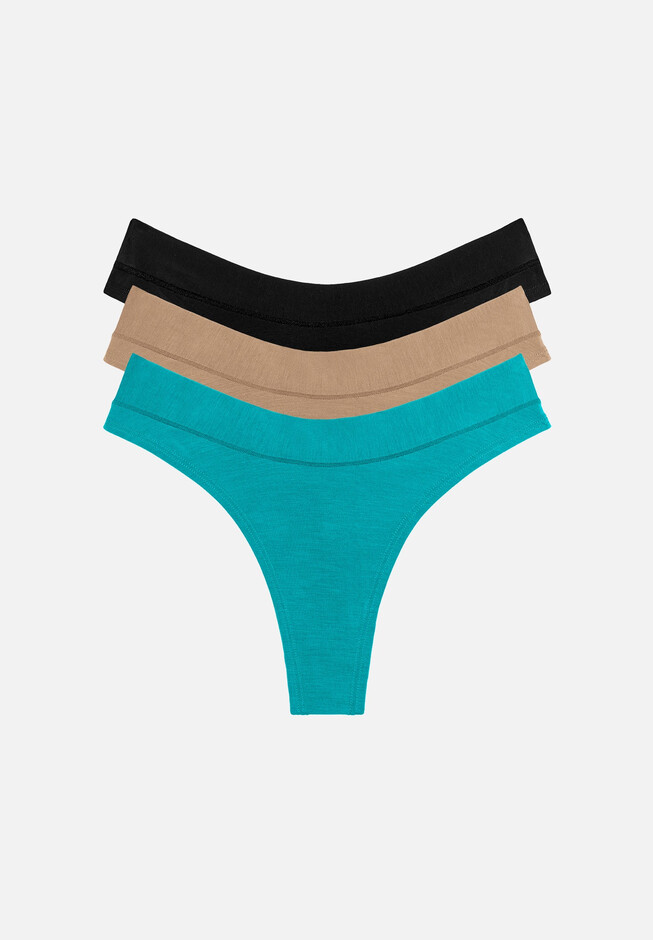 Connon Types Of Knickers For Ladies Turquoise Knickers High Leg