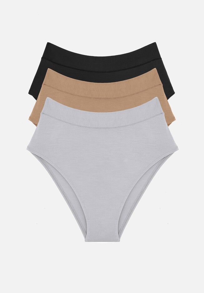 The Highwaist Pack of 3 – Modal, New Neutral, , hi-res image number 0