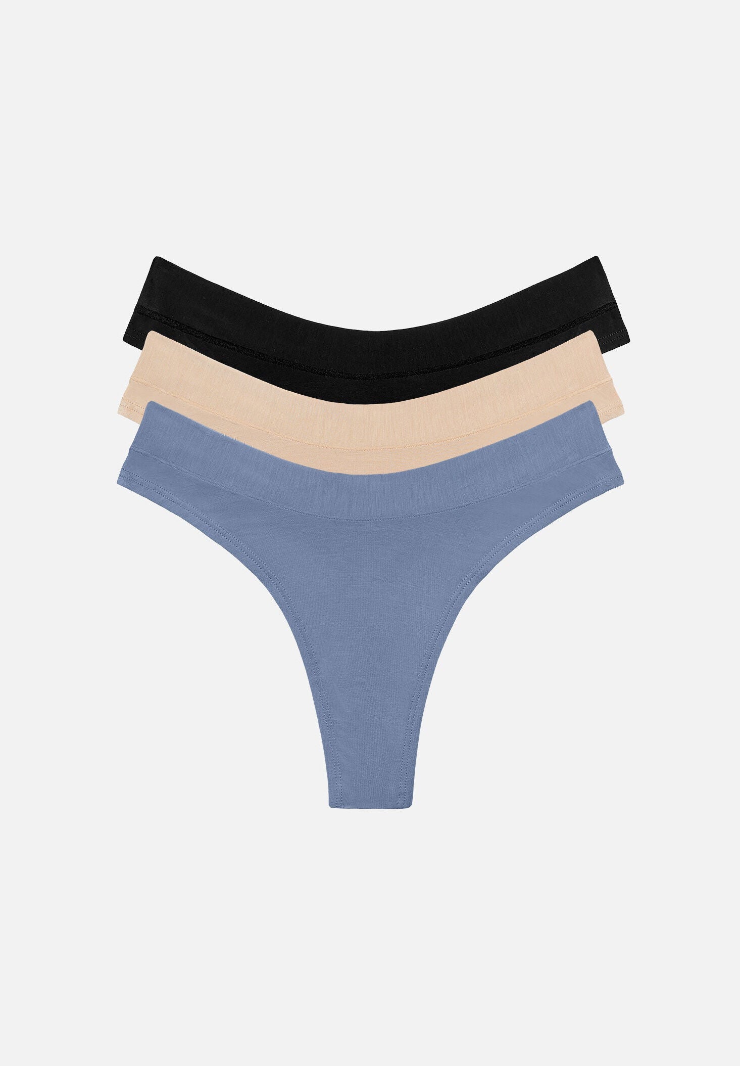 The Thong Pack of 3 - Modal, Dawn, , hi-res image number 0