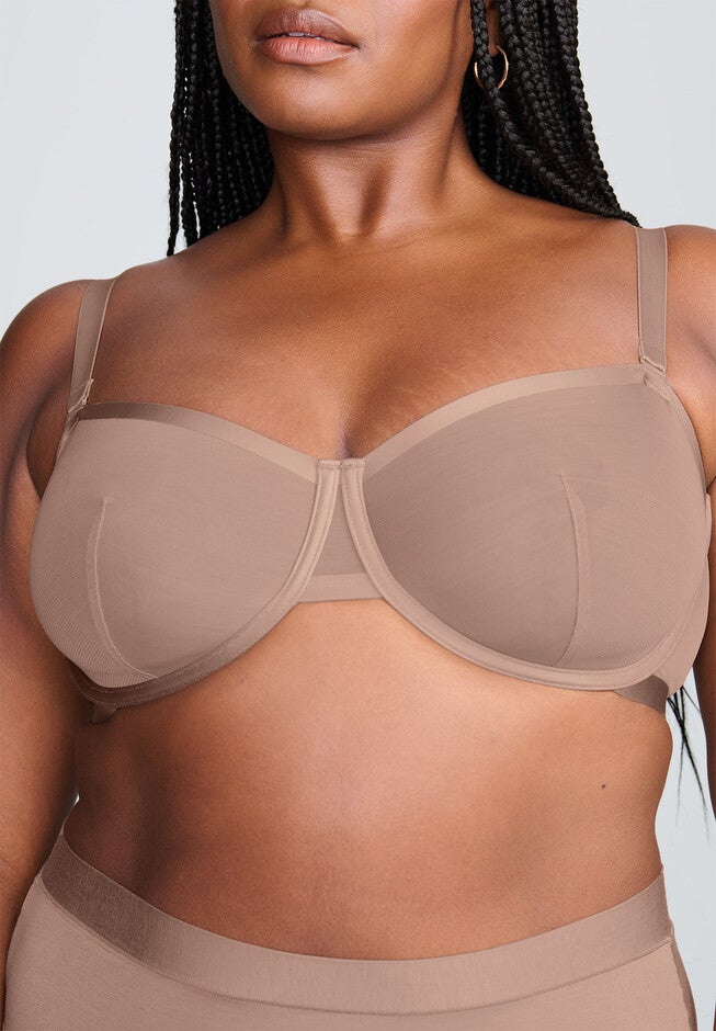 The Balconette - Mesh, TAUPE, alternate image number null