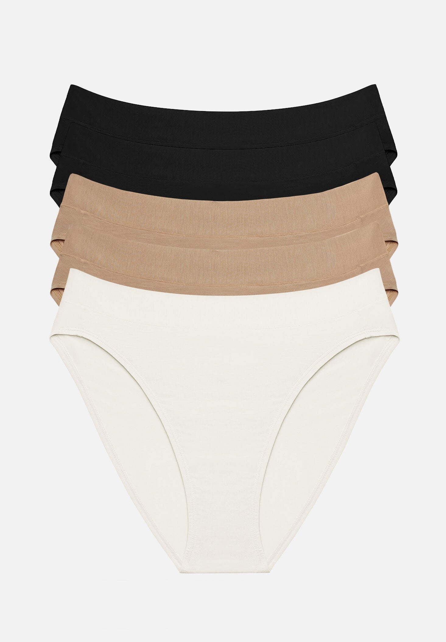 The Brief Pack of 5 - Modal, Black & Taupe, , hi-res image number 0