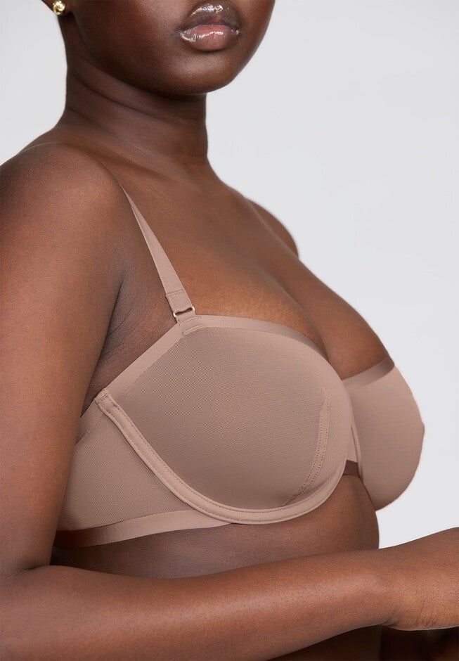 The Balconette - Mesh, TAUPE, alternate image number null