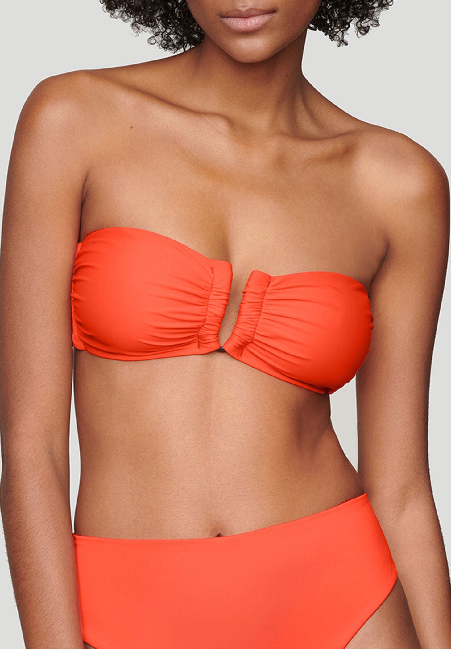 The Bandeau - Swim, HIBISCUS, alternate image number 2
