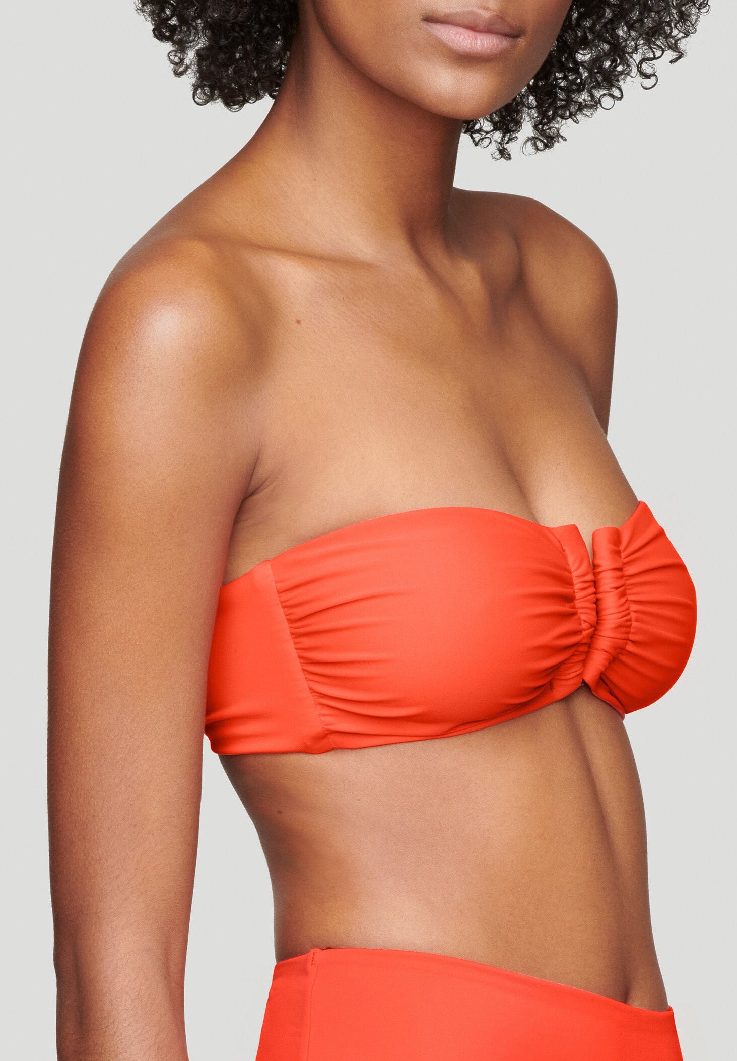 The Bandeau - Swim, HIBISCUS, alternate image number 3
