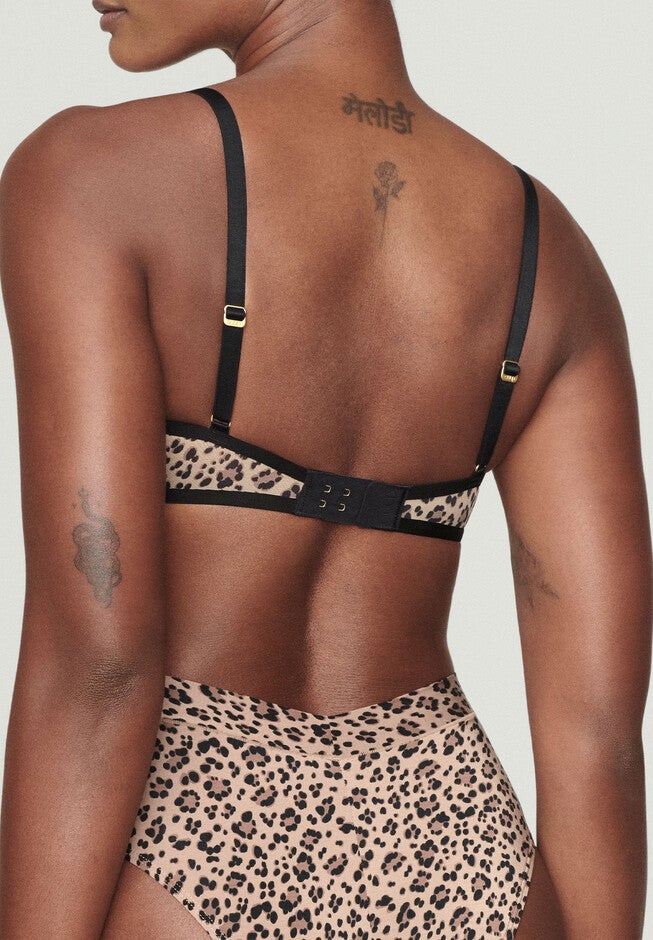 The Balconette - Mesh, LEOPARD, alternate image number null