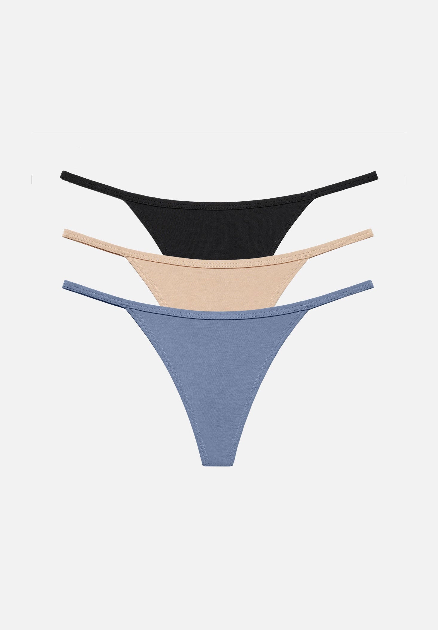 The String Thong Pack of 3 - Modal, Dawn, , hi-res image number 0
