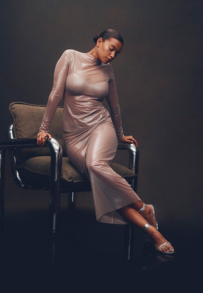 The Skirt - Mesh, MOONBEAM, alternate image number null