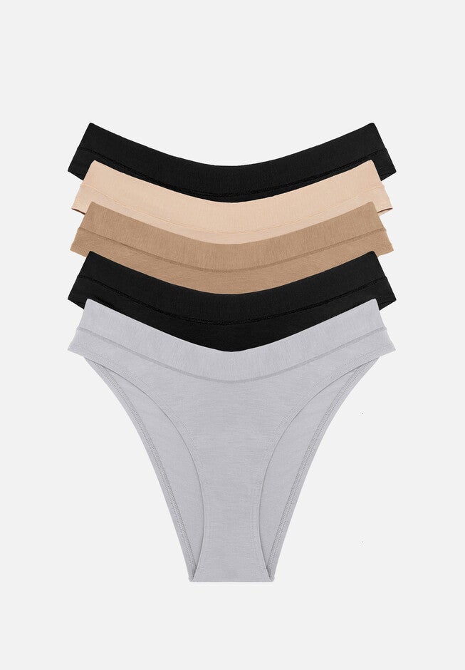 The Bikini Pack of 5 – Modal, New Neutral, , hi-res image number 0