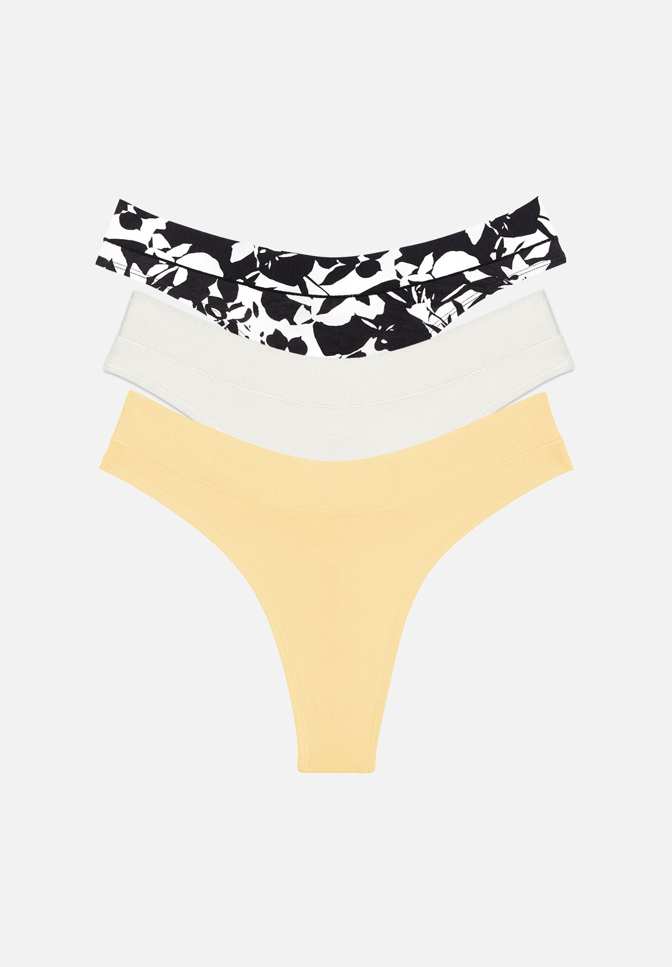 The Thong Pack of 3- Modal, Spring Edit, , hi-res image number 0