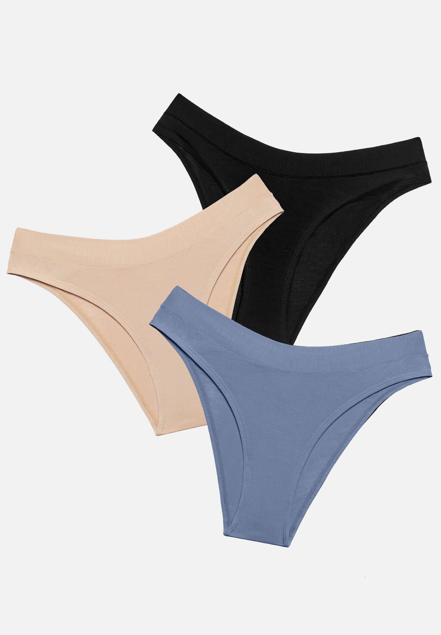 The Bikini Pack of 3 - Modal, Dawn, , hi-res image number 0