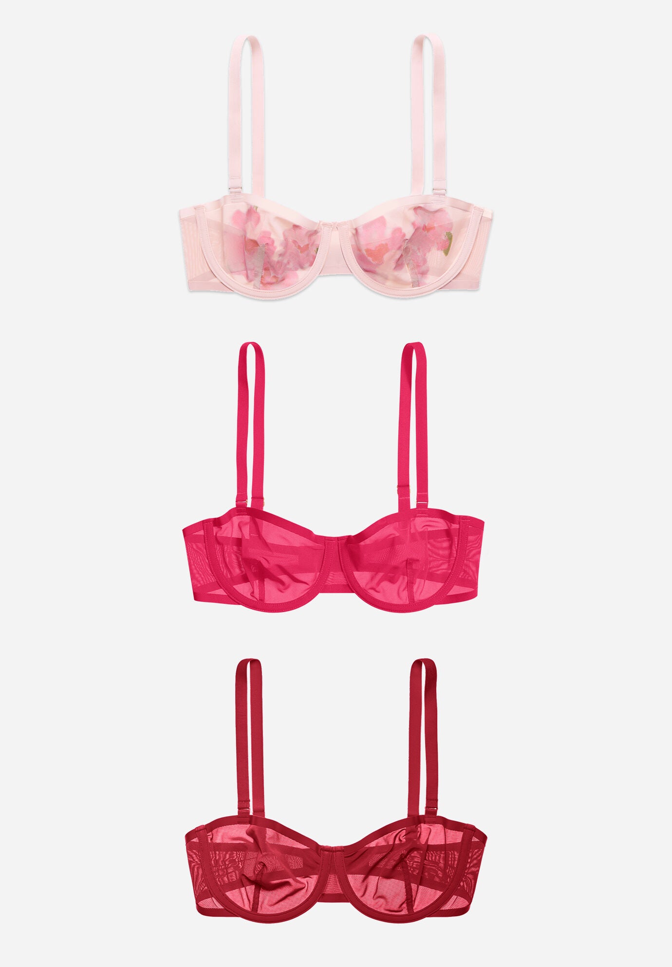 The Balconette 3 Pack- Valentine's Day, , hi-res image number 0