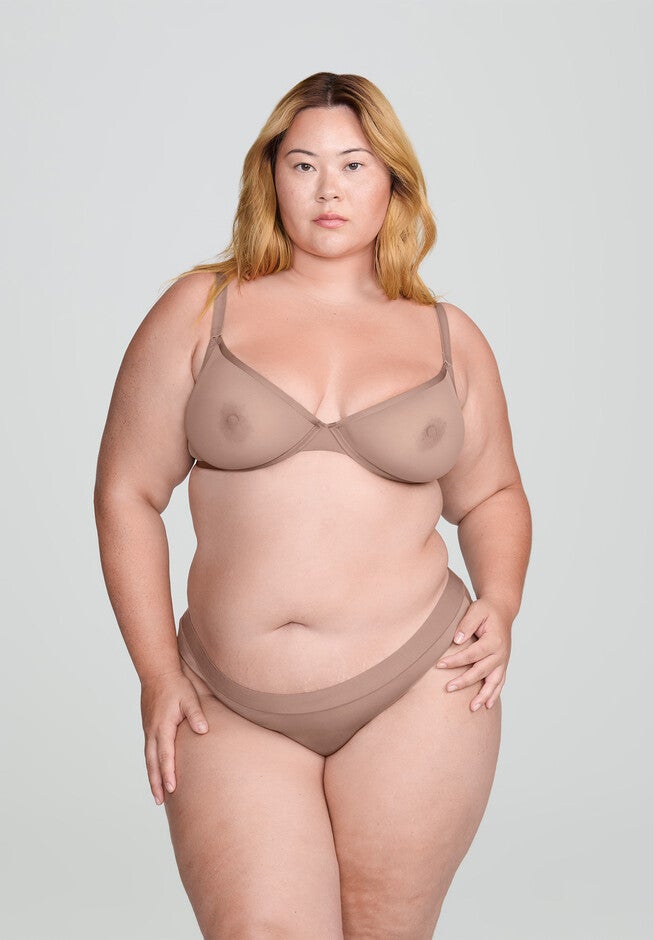 The Plunge - Mesh, TAUPE, alternate image number null