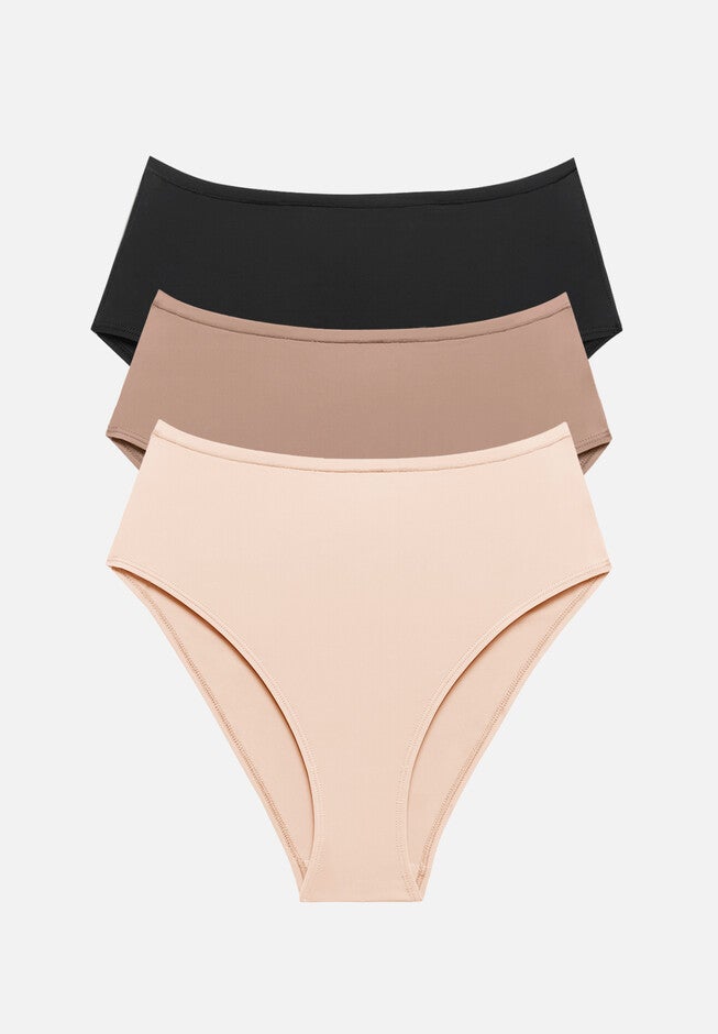 The Highwaist Pack of 3 - Micro, Black, , hi-res image number 0