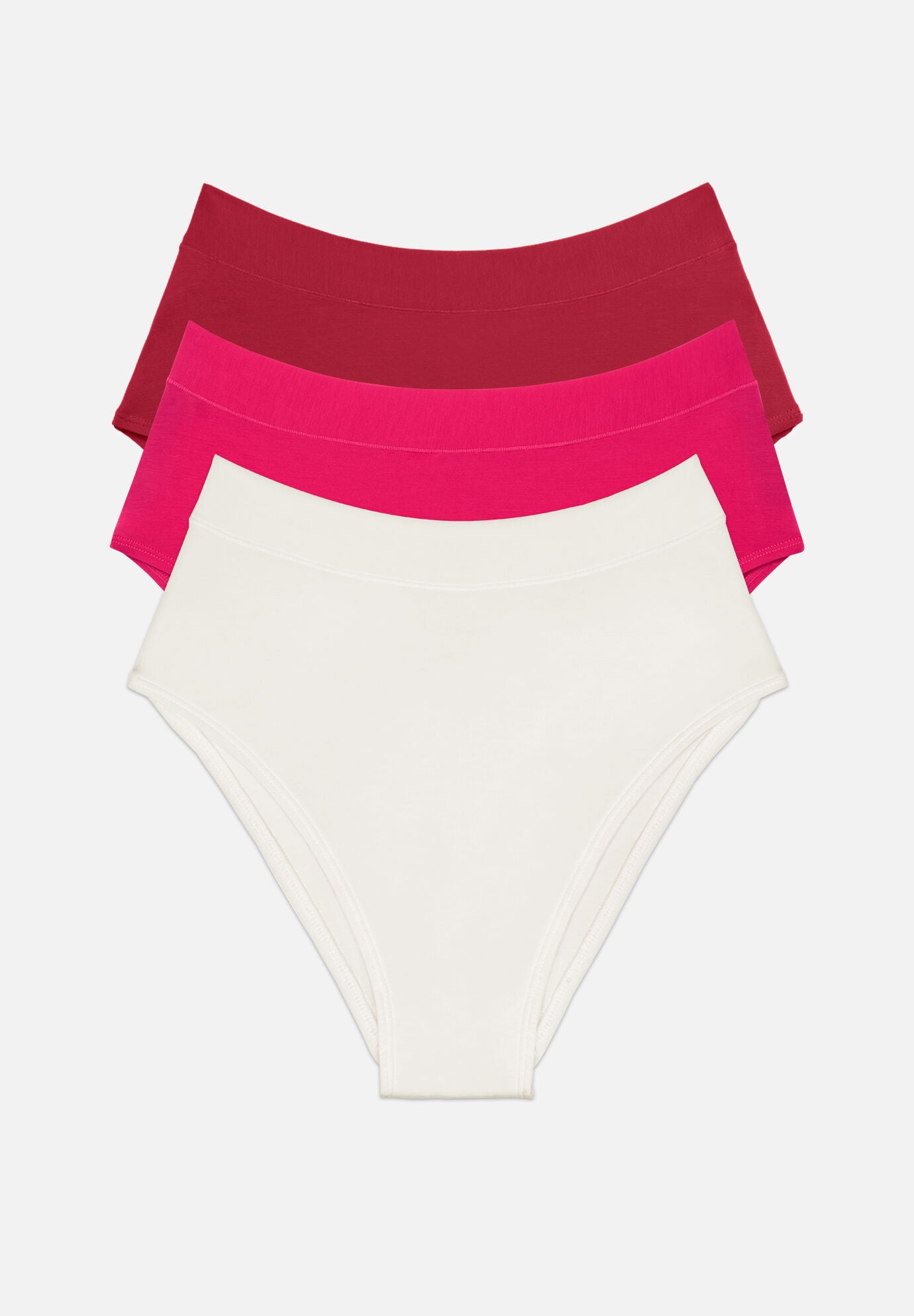 The Highwaist Pack of 3- Modal, Bright Rose, , hi-res image number 0