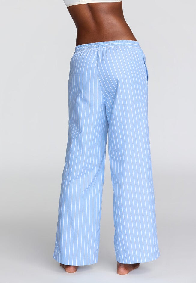 The Lounge Pant- Cotton, OCEAN STRIPE, alternate image number null