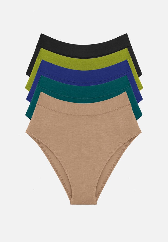 The Highwaist Pack of 5 – Modal, Mediterranea, , hi-res image number null