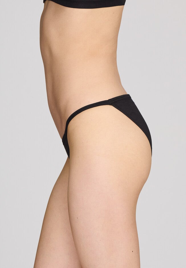 The String Bikini- Cotton, BLACK, alternate image number null
