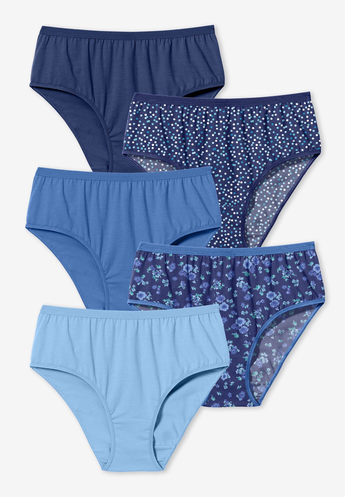 Hi-Cut Cotton Brief 5-Pack
