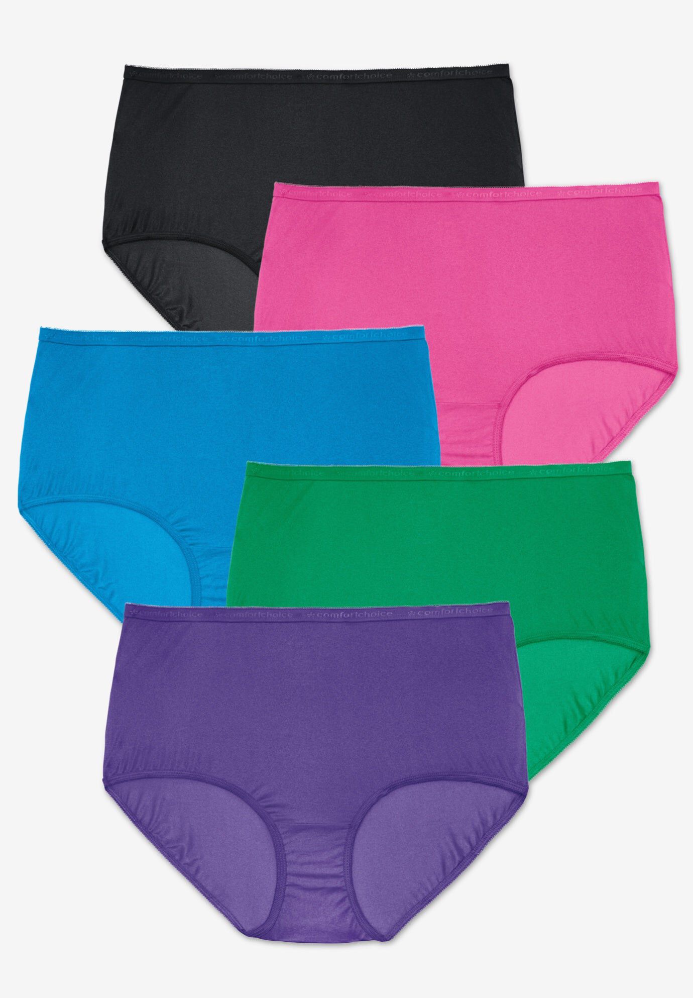 Full Coverage Nylon Brief 5-Pack