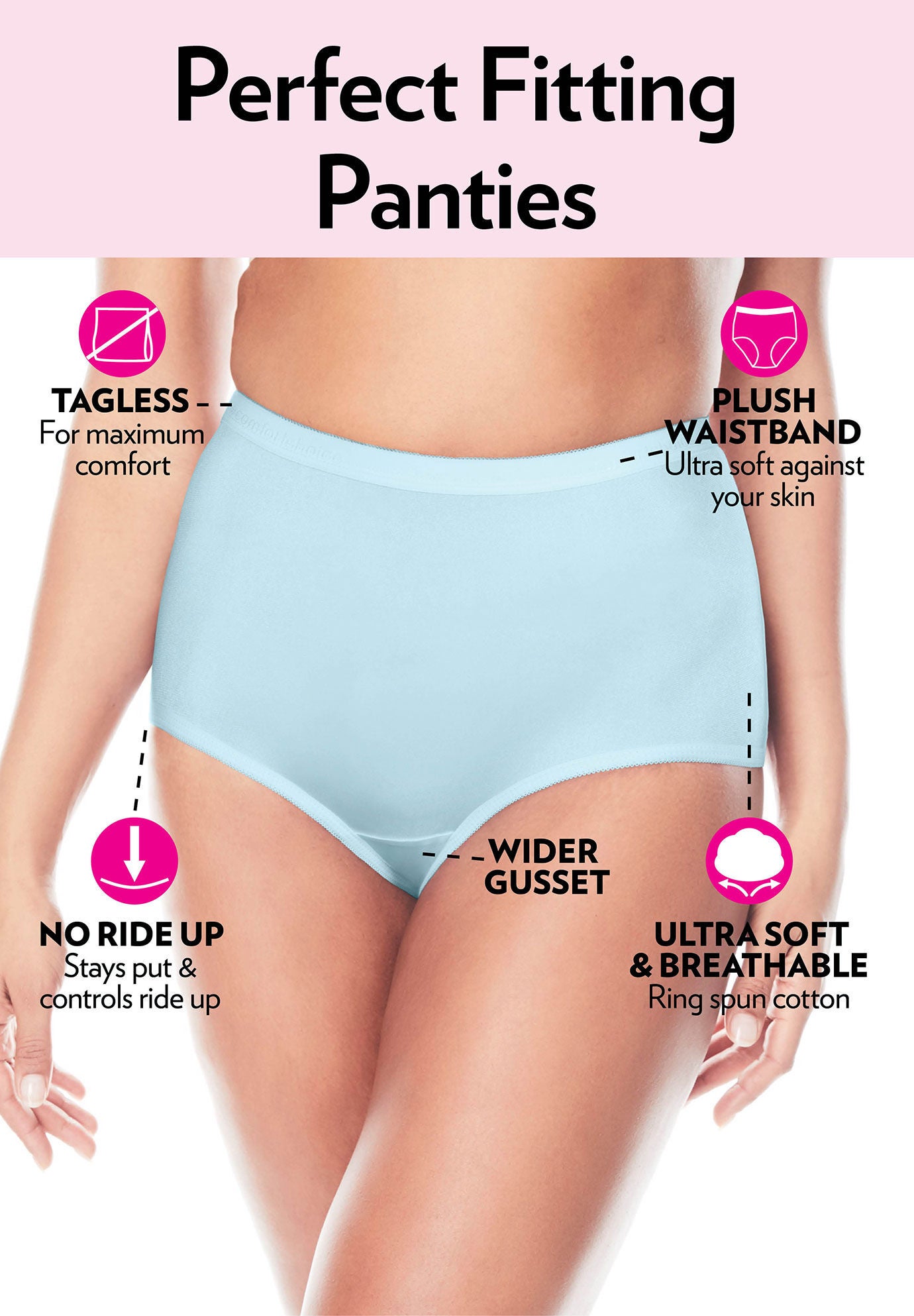 Full Coverage Cotton Brief 10-Pack, BASIC PACK, on-hover image number 1