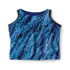 Longer-Length High-Neck Racerback Tankini Top image number null
