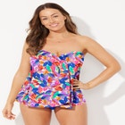 Flyaway Bandeau Tankini Top image number null