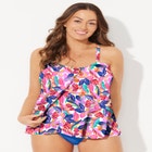 Flyaway Bandeau Tankini Top image number null