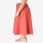 Plus Size Bend Over® A Line Skirt image number null