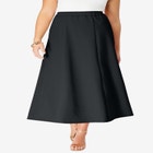 Plus Size Bend Over® A Line Skirt image number null