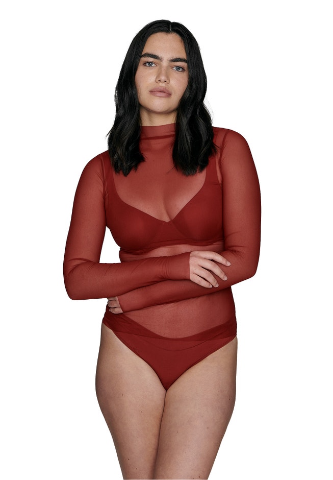The Mockneck Top - Mesh image number null