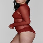 The Mockneck Top - Mesh image number null