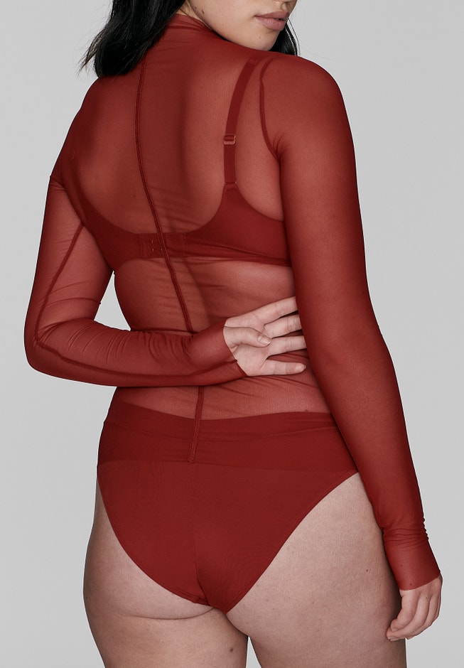 The Mockneck Top - Mesh image number null