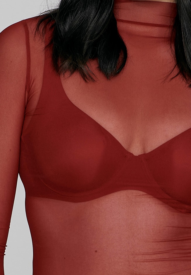 The Mockneck Top - Mesh image number null