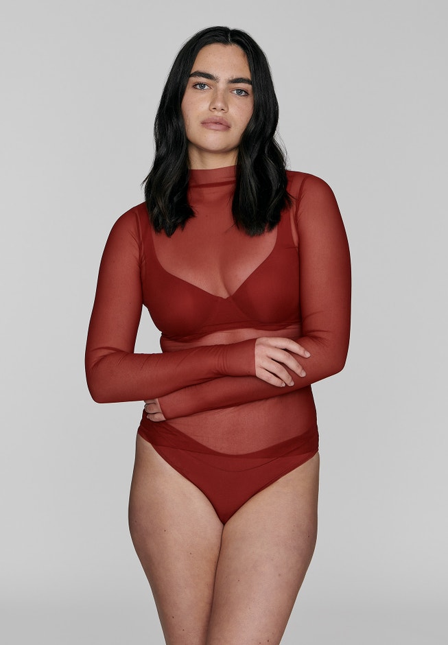 The Mockneck Top - Mesh image number null