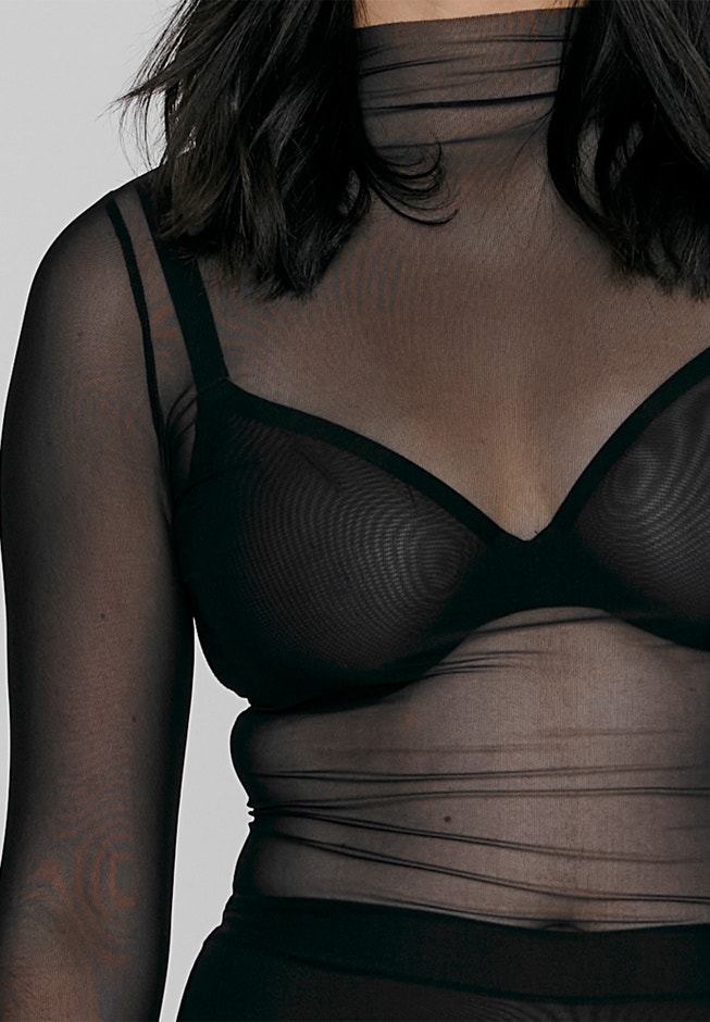 The Mockneck Dress - Mesh image number 4