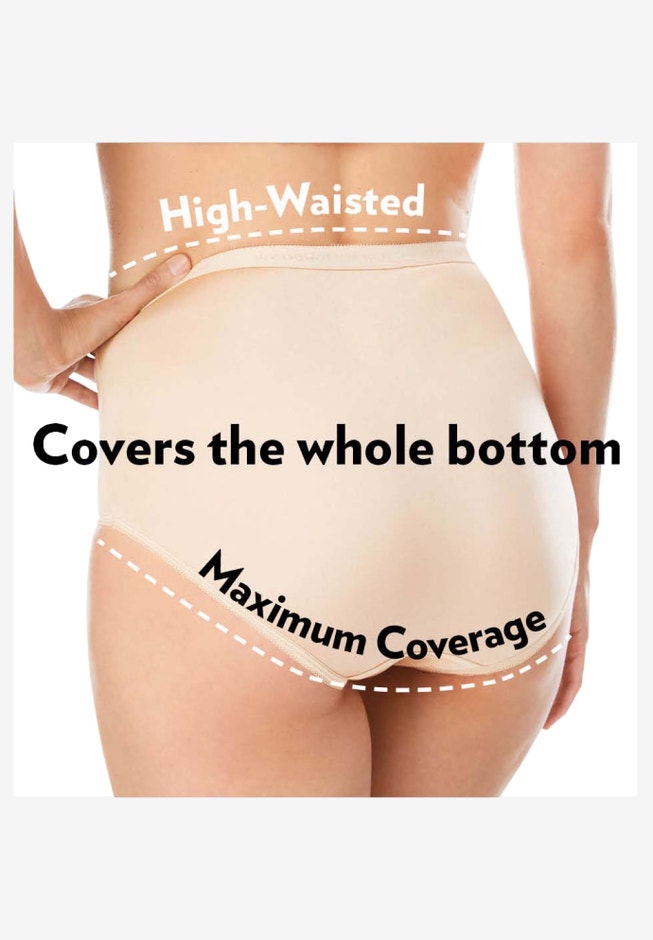 Full Coverage Stretch Cotton Brief 5-Pack image number 1