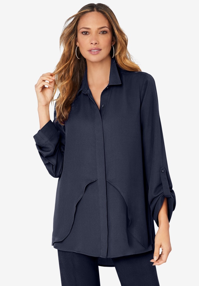 Georgette Overlay Big Shirt image number 0