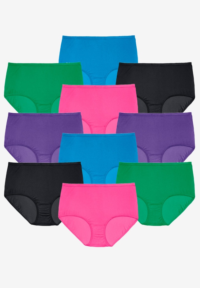 Full Coverage Nylon Brief 10-Pack image number 0
