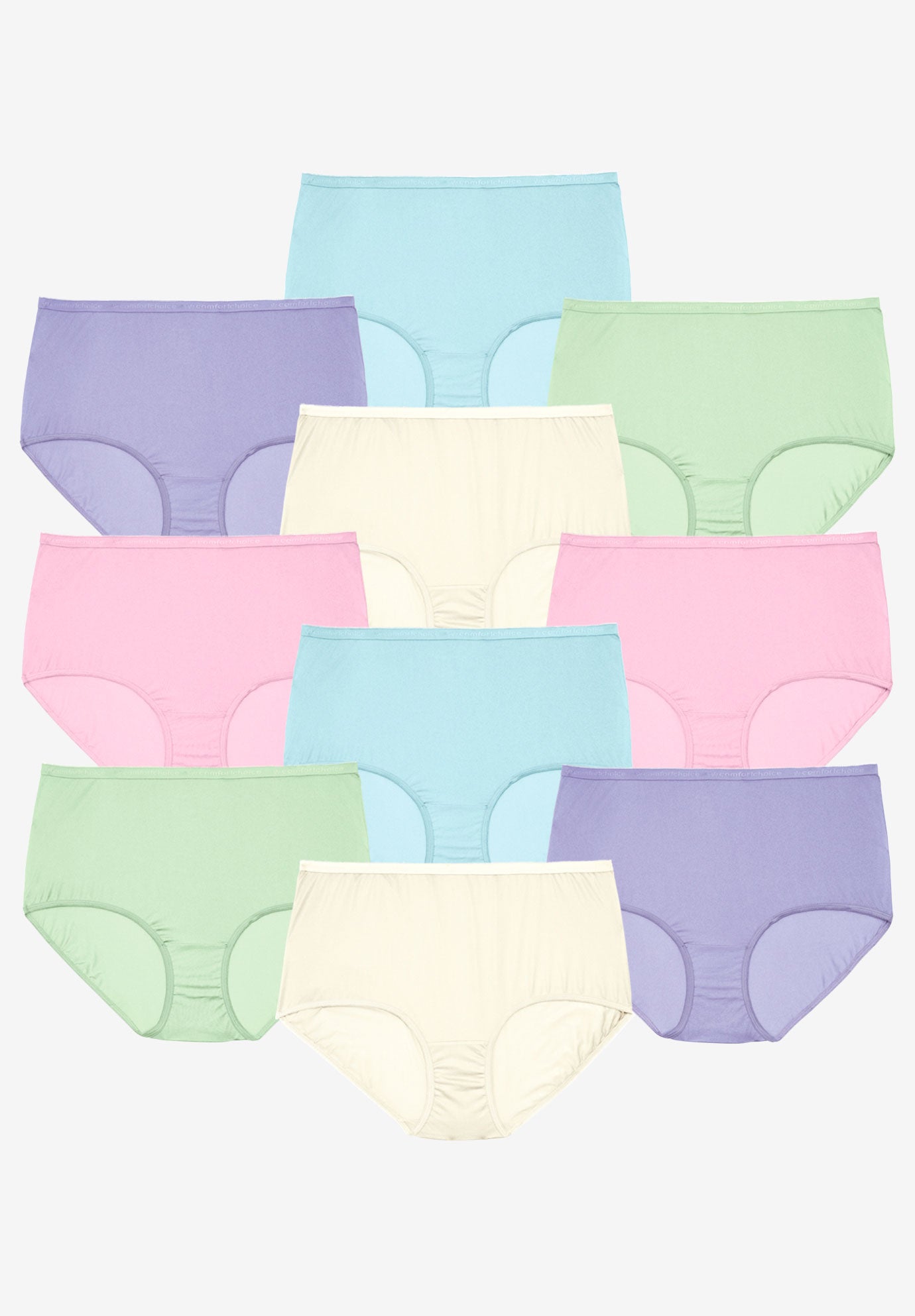 Full Coverage Classic Nylon Brief Pack image number 0