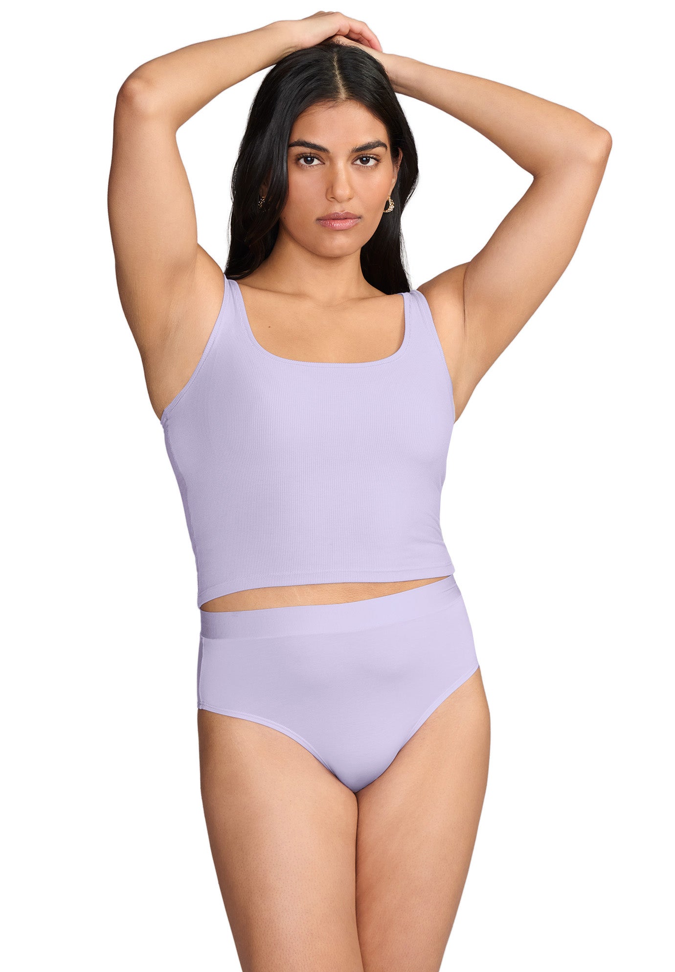 The Square Neck Tank - Modal Silk Rib image number 2