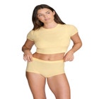 The Baby Tee - Modal Silk Rib image number null
