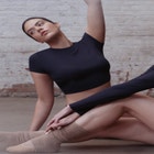 The Baby Tee - Modal Silk Rib image number null