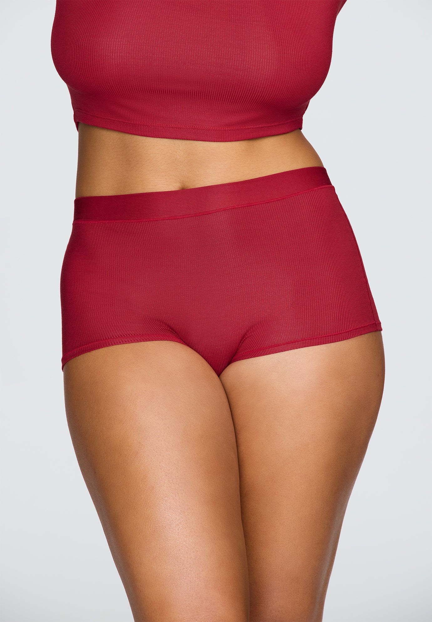 The Boyshort - Modal Silk Rib image number 0