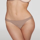 The Cheeky Bikini - Modal Silk Rib image number null
