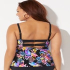 Faux Flyaway Underwire Tankini Top image number null