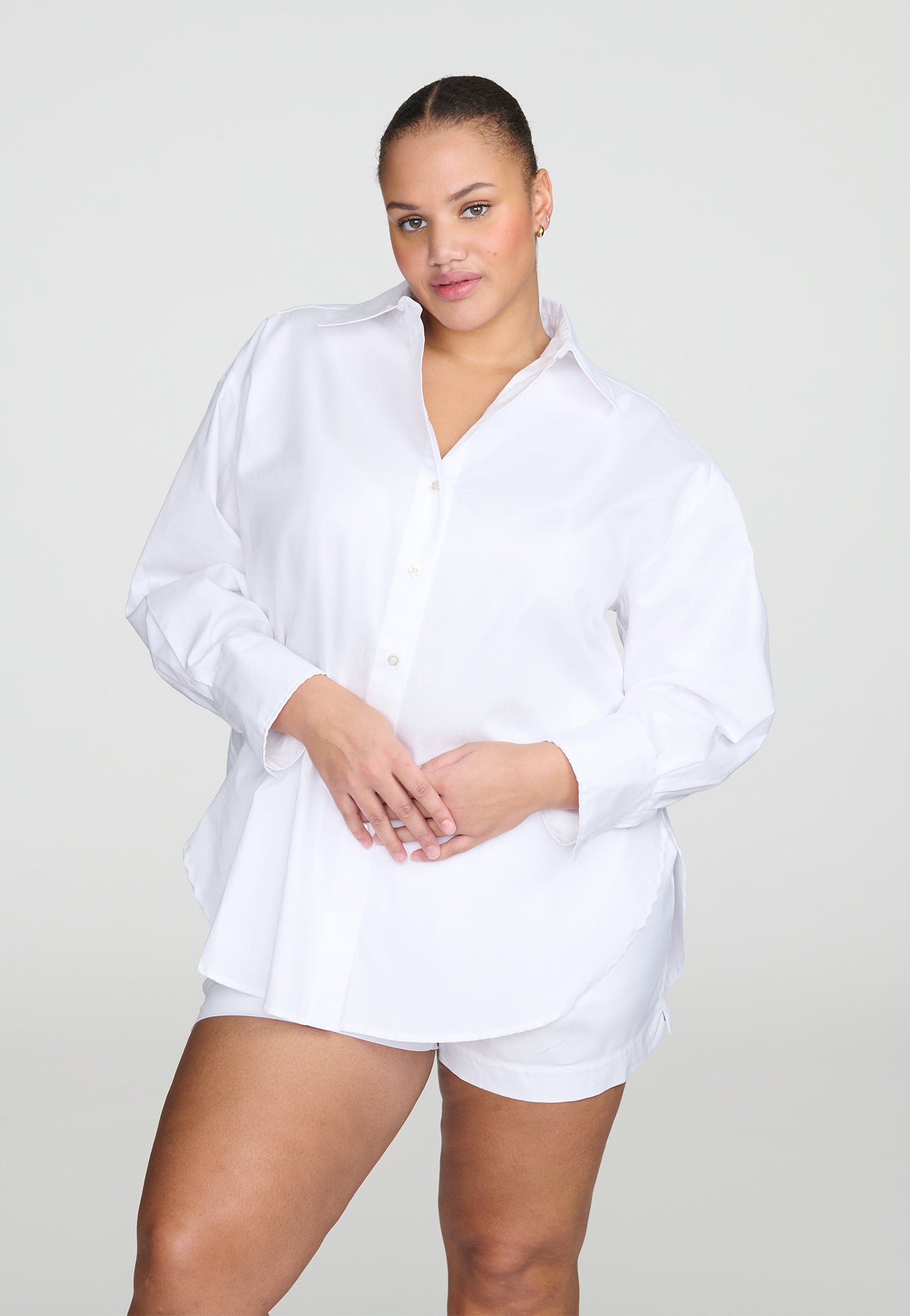 The Oversized Shirt- Cotton image number 5