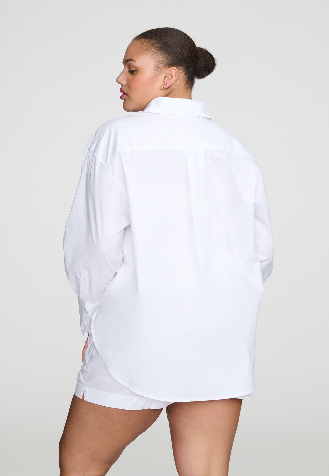 The Oversized Shirt- Cotton image number 6